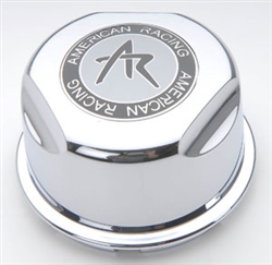 AMERICAN RACING CHROMED PLASTIC CENTER CAP CHROME LOGO 1307100S