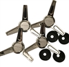 Boss Wheels 3216 Knockoff Chrome 4pcs Center Cap Set