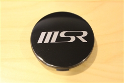 MSR 087 052 Series Gloss Black Wheel Rim Snap In Center Cap 3217 MADE IN KOREA