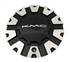 KMC Wheels KM681 Nerve 854L01 Black and Machined Center Cap
