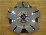 Black Ice VB5 Nemesis Chrome Black Wheel Center Cap C-VB5-C