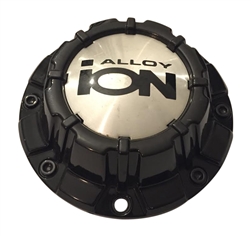 Ion Alloy Wheels C10186B01 81011580-CAP Gloss Black Center Cap