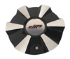 DIP Wheels D38 Vibe C10D38B03-CAP Black and Machined Center Cap