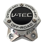 V-Tec Wheels C394-5-CAP C394-5 Chrome Wheel Center Cap
