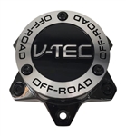 V-Tec Wheels C394GB-6 Black Wheel Center Cap