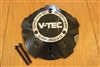 V-TEC OFF-ROAD 394 Warlord Black Wheel Rim 8 Lug Center Cap C394-8CL C394MB-8CLV