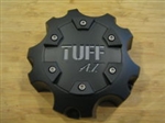 Tuff A.T. Flat Black Chrome Logo Wheel Rim Center Cap C6119-5 C611902