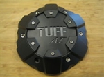 Tuff A.T. Flat Black Chrome Logo Wheel Rim Center Cap C611901 CAP C706901