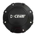 Dcenti Wheels CBDW990-1P Black Wheel Center Cap