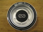 Enkei Racing Silver Black Ring Snap In Center Cap Centercap CC-074