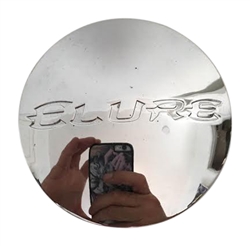 Elure Wheels CCEL65-1P Chrome Wheel Center Cap