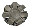 Borghini Wheels Chrome Wheel Center Cap CSB7S-C2P Also fits Bentchi CSB7-2P