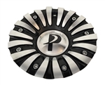 Phino Wheels CSPW118-1A-AL Black and Machined Center Cap