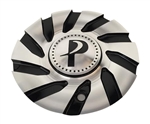 Phino Wheels PW12 CSPW12-2A Black and Machined Center Cap