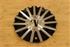 Velocity Black Machined Silver Wheel Rim Center Cap CSVW10-1A