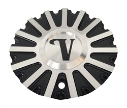 Velocity Wheels VW10 CSVW10-2A SJ1211-08W Black and Machined Center Cap