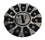 Velocity Wheels CSVW14-1A Black and Machined Center Cap