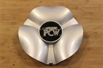 PCW Silver Wheel RIm Snap In Center Cap EMR120