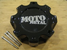 Moto Metal 909 / 957 / 959 Black Wheel Rim Center Cap MO909B8165B HE835B8165-AA