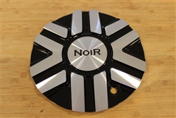 Noir Pinnacle Jet Machine Black Wheel Rim Metal Center Cap N01-AL-CAP