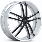 Status 820 Chrome Fang 17" Center Cap