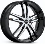 Status 820 Black Fang 20x8.5 Center Cap