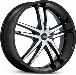 Status 820 Black Fang 20x8.5 Center Cap