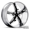 Status Dynasty Replacement Black Inserts 18x7.5 (For One Wheel)