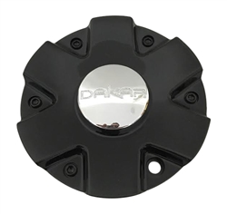 Dakar Wheels T863-18-CAP Black Wheel Center Cap