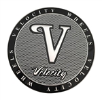 Velocity Wheels CC016-1P Chrome Wheel Center Cap