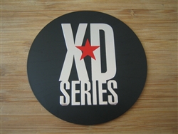 KMC XD Series Monster 778 Matte Flat Black Logo Sticker Only 3 1/16" Diameter