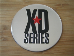 KMC XD Series Monster 778 Chrome/Silver Logo Sticker Only 3 1/16"Diameter