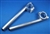 ALUMINUM CLIP ON BAR SET W/CAPS (94- RS125/ TZ125 - 44mm ID - 13°ANGEL )