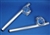 ALUMINUM CLIP ON BAR SET W/CAPS (94- RS125/ TZ125 - 44mm ID - 15°ANGEL )