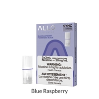 Allo Sync Pod Pack Blue Raspberry 3pk 20mg