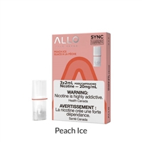 Allo Sync Pod Pack Peach Ice 3pk 20mg