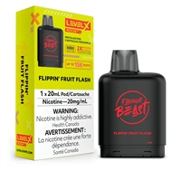 Level X Flavour Beast Boost Pod 20mL - Flippin' Fruit Flash 20mg