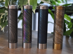 The Infected 18650 USA Made Mods Damascus Steel Kit