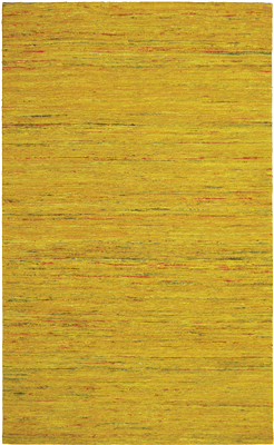 Yellow Sari Silk Rug MS-262