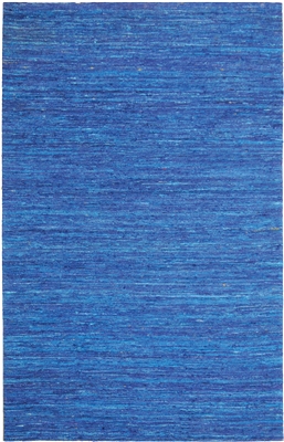 Blue Sari Silk Rug MS-263