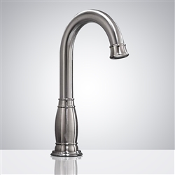 Brushed Nickel Automatic Sensor Touchless Basin Faucet