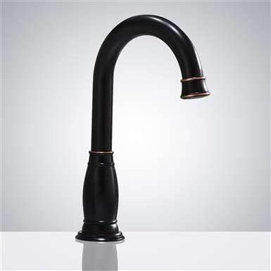 Matte Black Automatic Sensor Touchless Basin Faucet