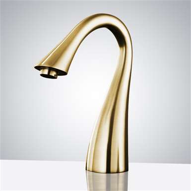 Touchless Gold Bathroom Faucet