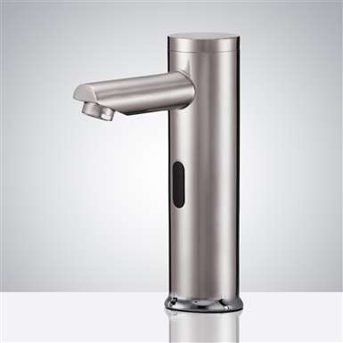 Fontana Brushed Nickel Commercial Thermostatic Automatic Sensor Solid Brass Faucet