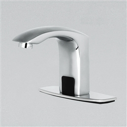 Fontana Commercial Automatic Hands Free Chrome Finish Sensor Faucet