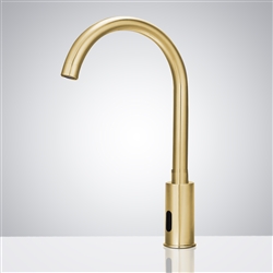 Fontana Commercial Automatic Brushed Gold Motion Sensor Faucet