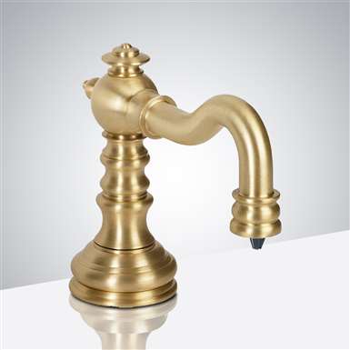 Marseille Deck Mount Polish Gold Electronic Soap Dispenser