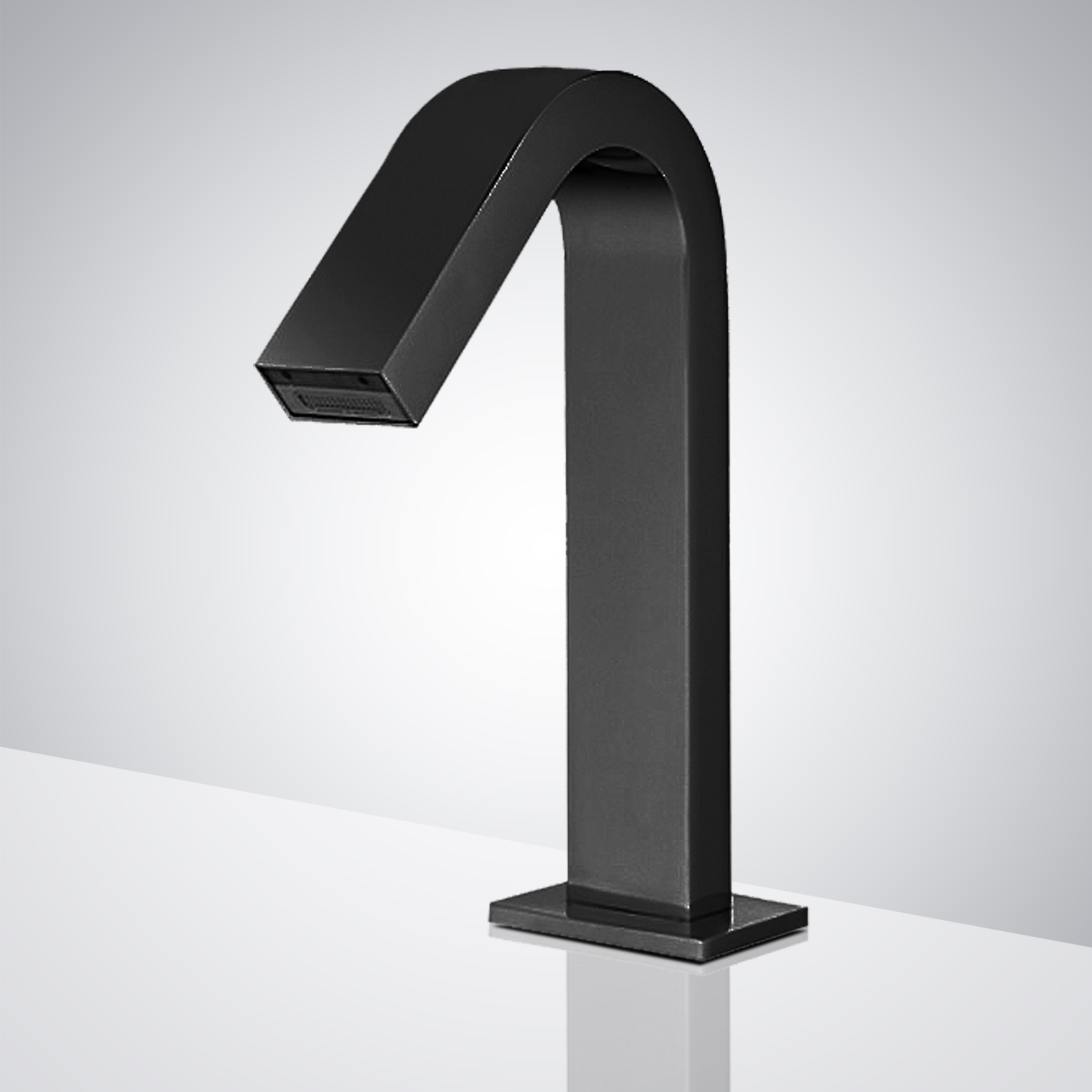 Fontana Commercial Black Touchless Automatic Sensor Hands Free Faucet