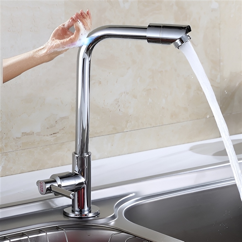 Fontana Toulouse Single Handle Cold with Sensor Touch Faucet in L Shape