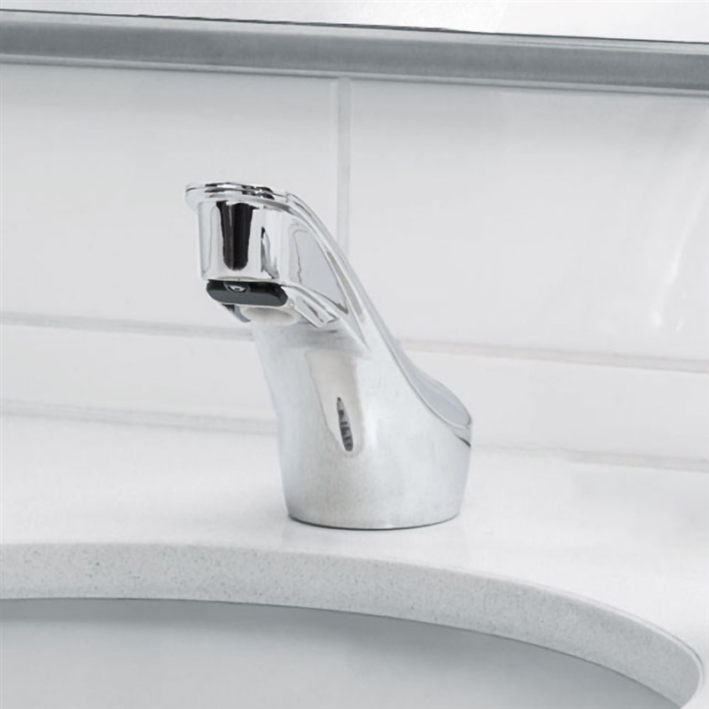 Fontana Bavaria Motion Sensor Faucet & Automatic Soap Dispenser for Restrooms in Polished Chrome Finish